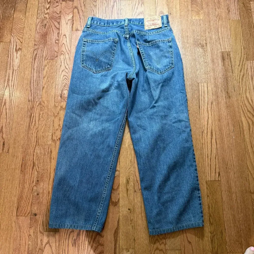 Levi's 550 Relaxed Fit Jeans Mens 34x30 Blue Denim Classic 550